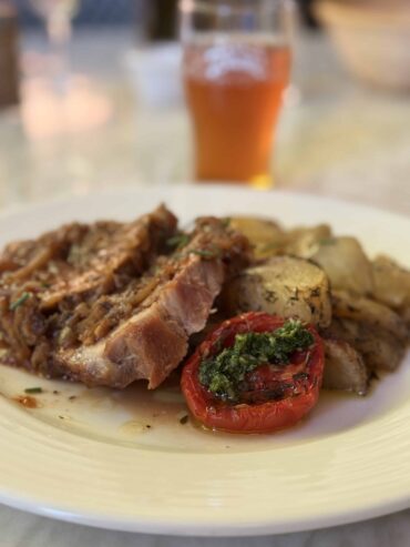 Un bon petit plat du Restaurant en dessous de l'Hôtel des Maures